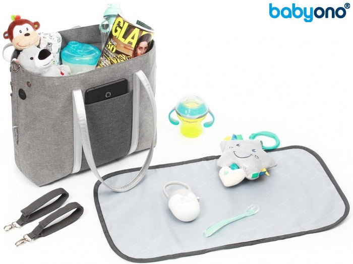Baby Ono - Saco de fraldas cinzento