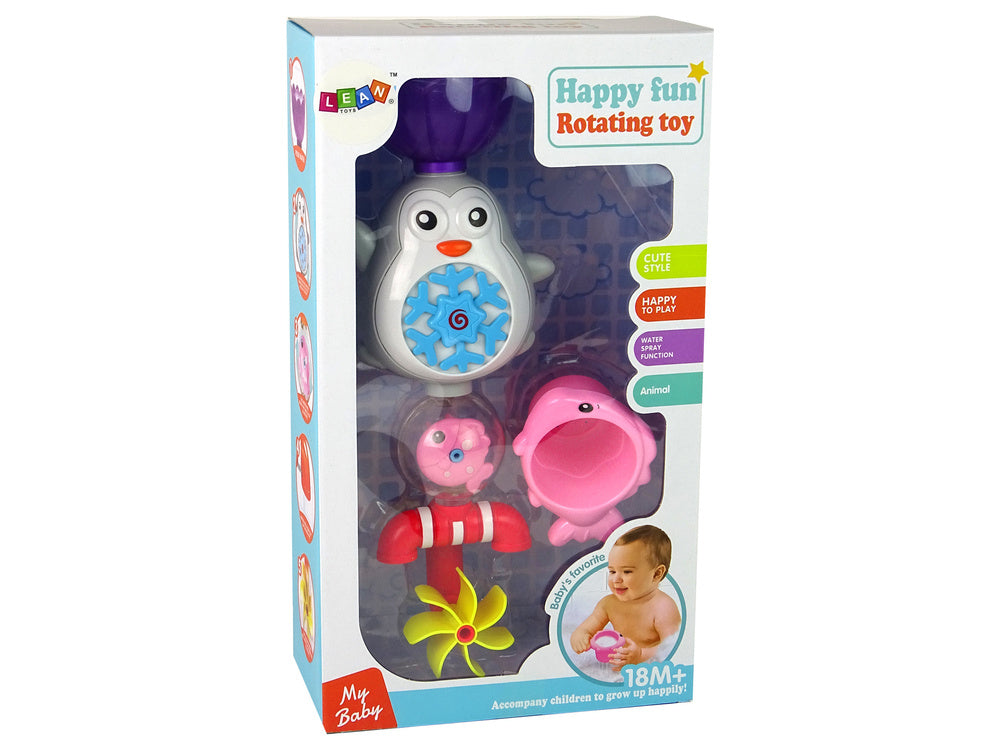 Brinquedo de banho pinguim para criança