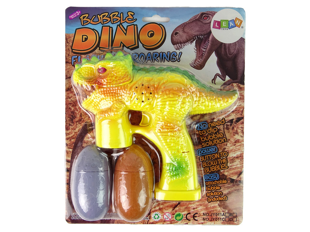 Bolhas de sabão dinossauro ovo amarelo