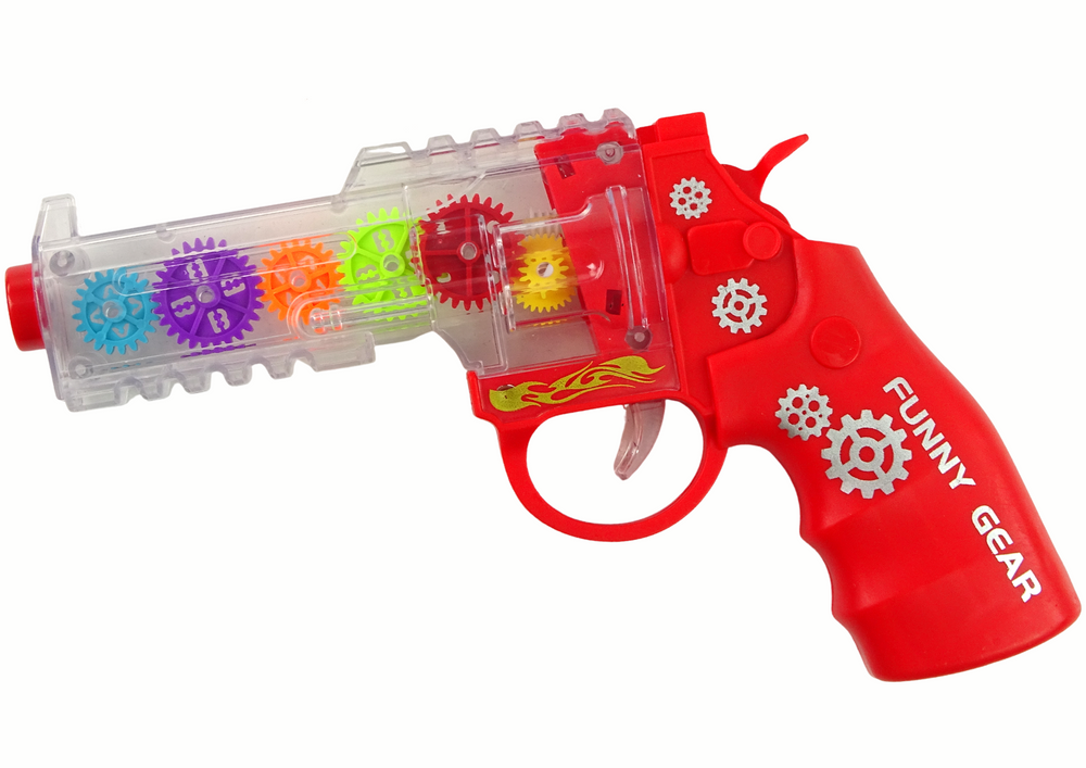 Pistola com luz vermelha