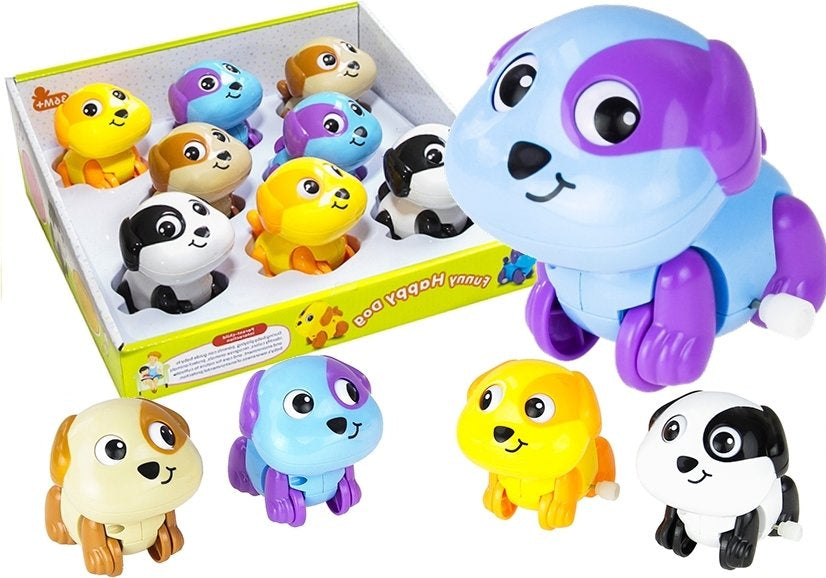 Cão mecânico de corda divertido (1 unidade, sortido)