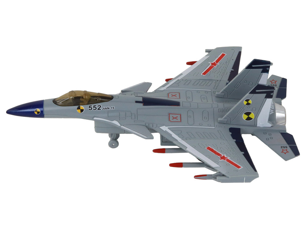 Avião de combate motorizado sortido com efeitos especiais (1 unidade, sortido)