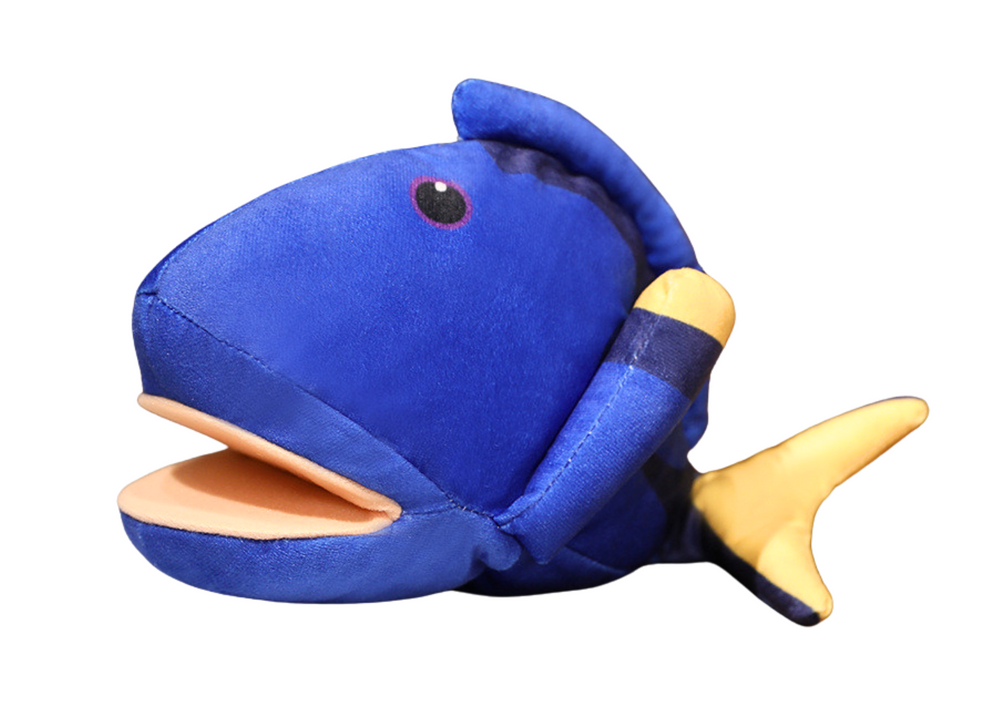 Fantoche peixe azul 25 cm