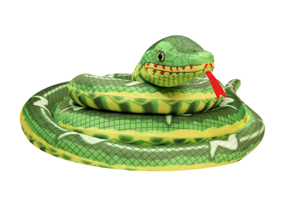 Peluche cobra verde 400 cm