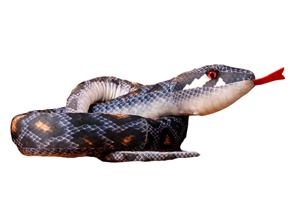 Peluche cobra cinzenta 210 cm