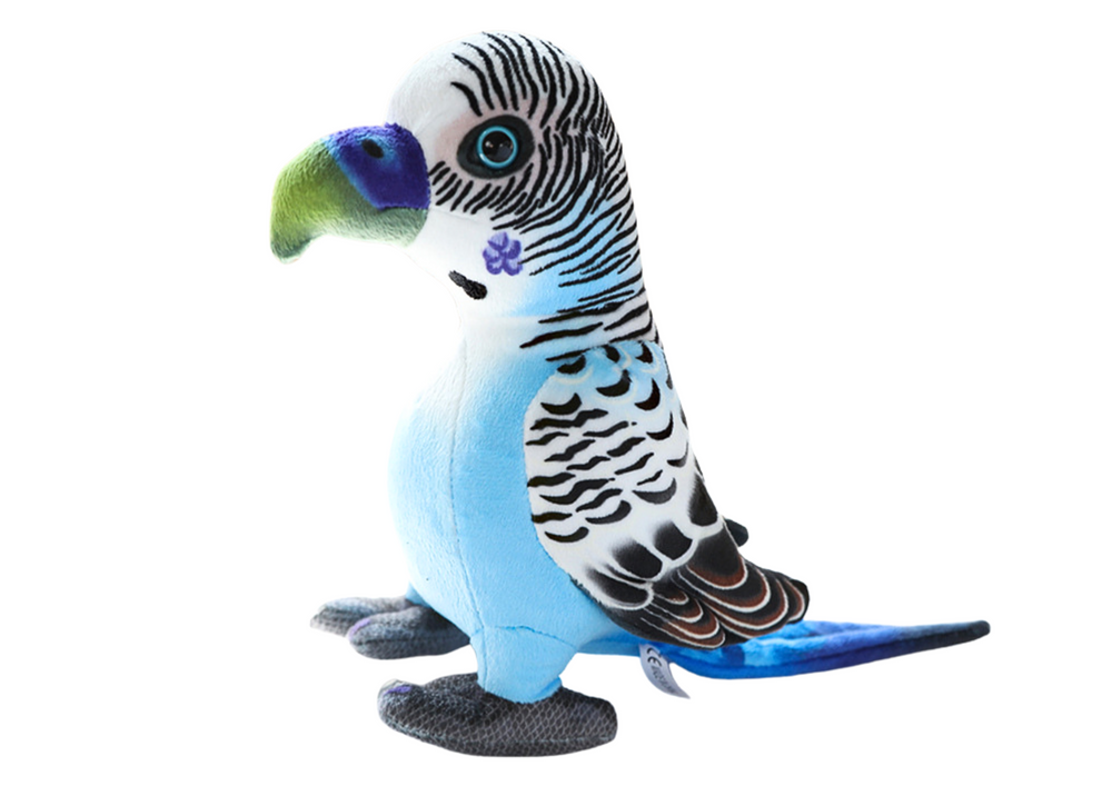 Papagaio Peluche Azul 20cm