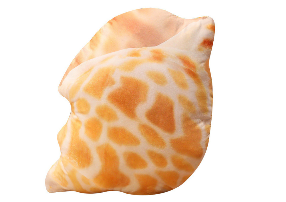 Almofada Peluche Concha Caracol Marinho 50x40cm