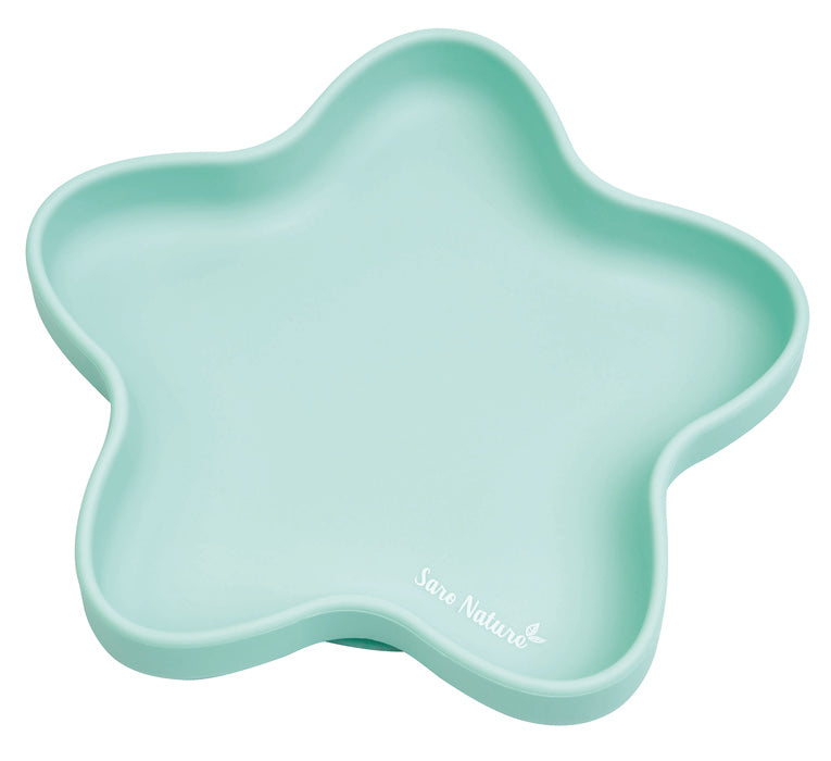 Saro - Prato de silicone Star Hortelã