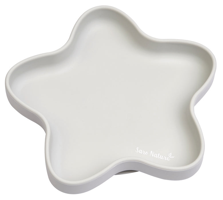 Saro - Prato de silicone Star Cinza
