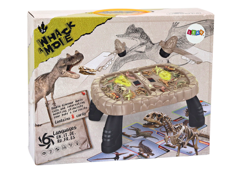 Jogo whac-a-mole dinossauros mesa