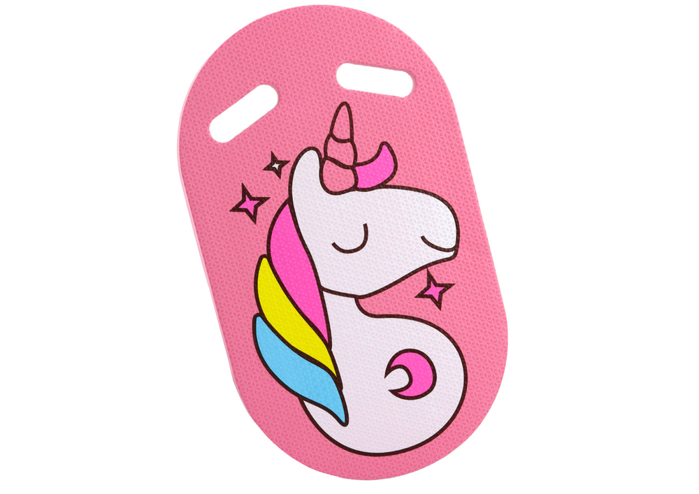 Prancha natação espuma unicórnio rosa