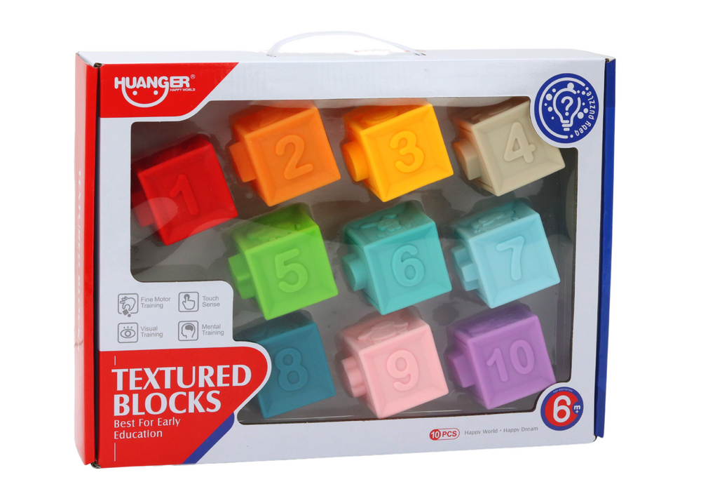 Puzzle educativo bebés formas números blocos