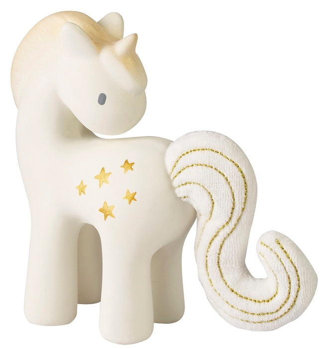 Saro - Mágico Unicórnio com chocalhos Dourado