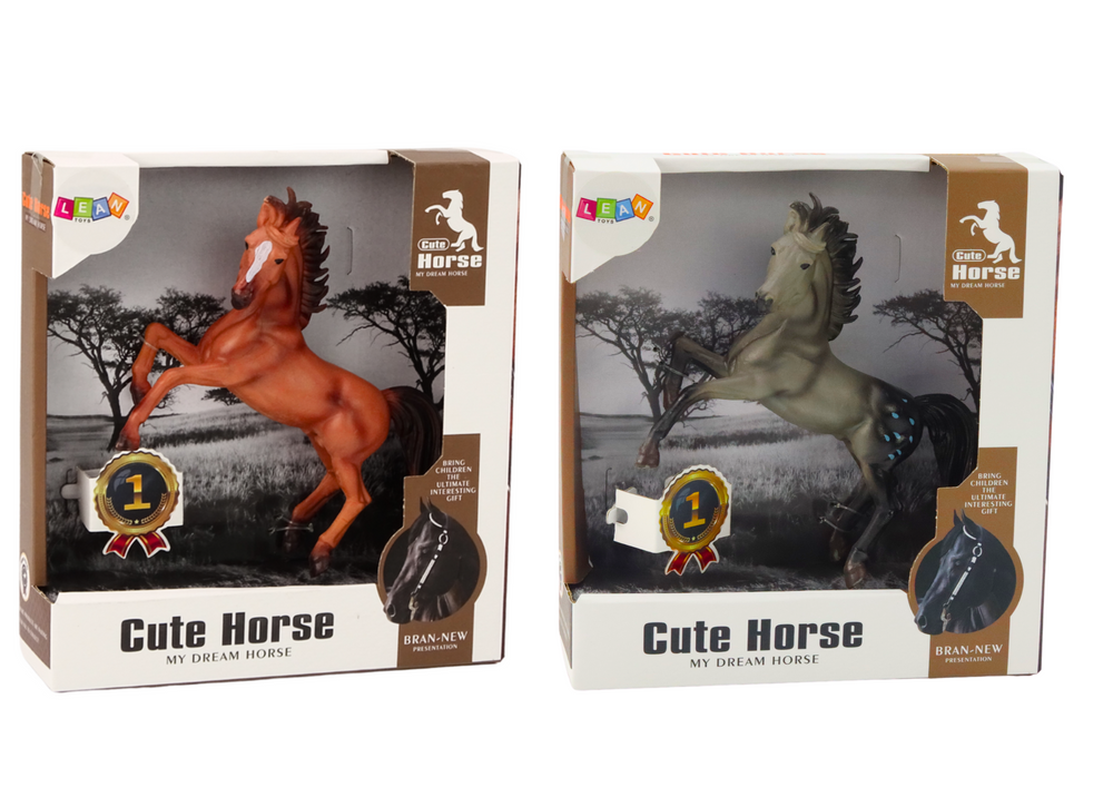 Cavalo castanho cinza estábulo (1 unidade, sortido)