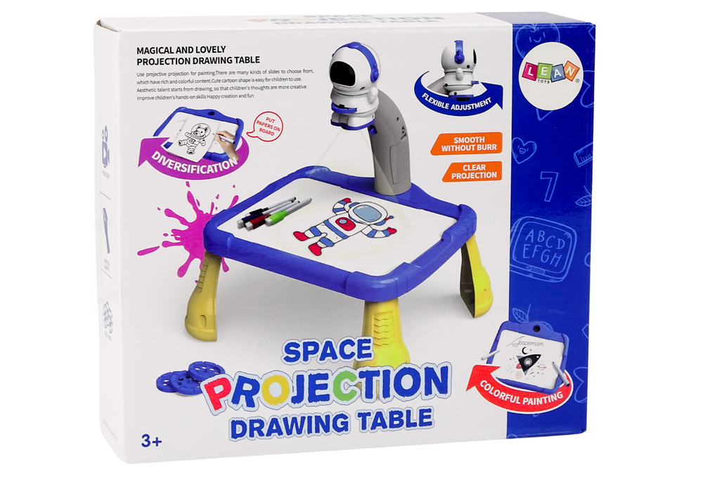 Projetor espacial para desenho com quadro