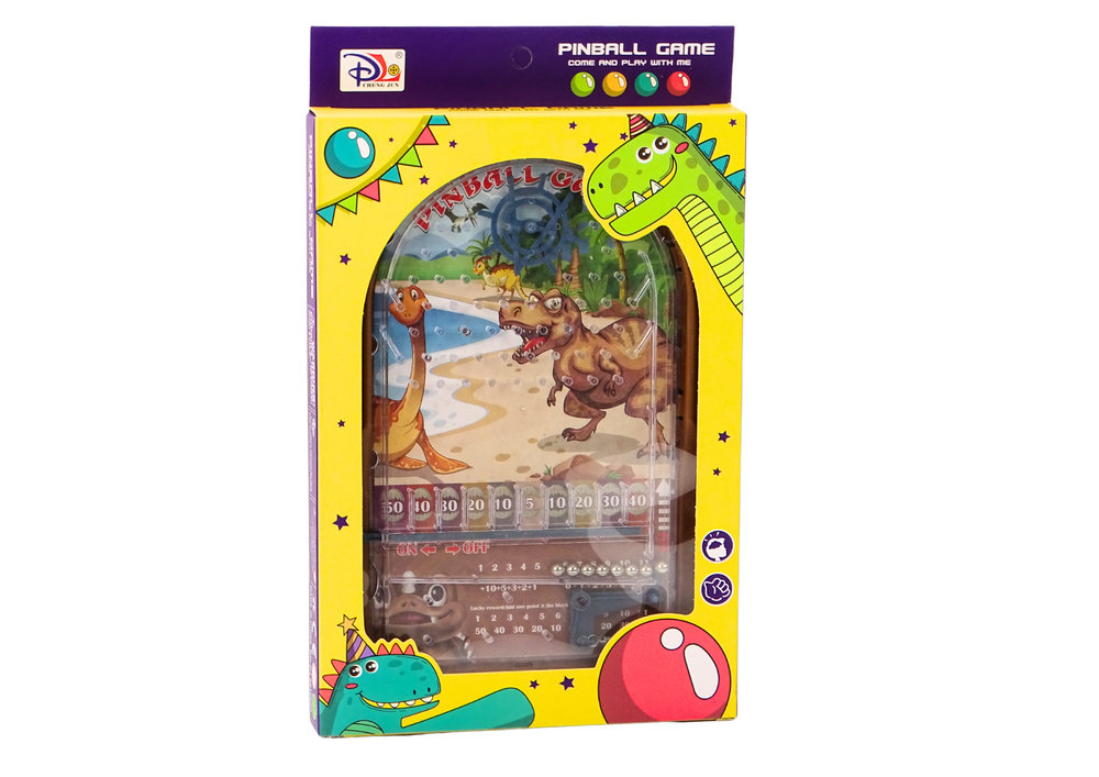 Jogo pinball dinossauros base castanha
