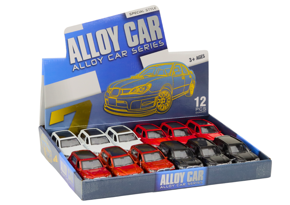 Carro passageiros 1:32 metal portas abrir luz som (1 unidade, sortido)