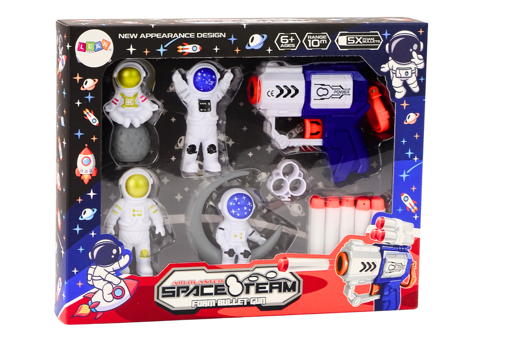 Astronautas pistola dardos espuma