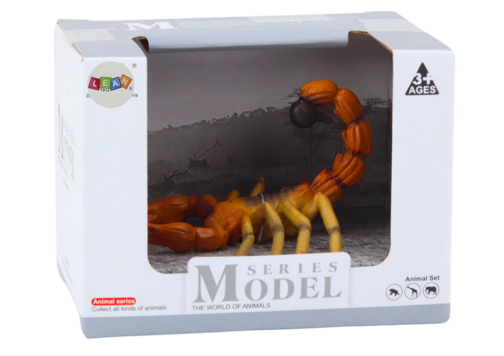 Escorpião deserto 8 cm, coleção Animais do Mundo
