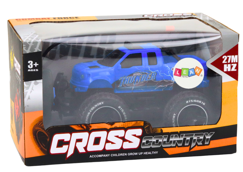 Carro todo-o-terreno RC 1:18 azul