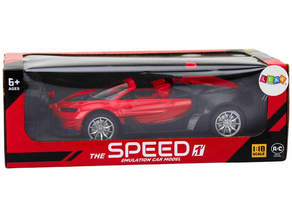 Carro Desportivo RC 1:16 Vermelho Roadster GT