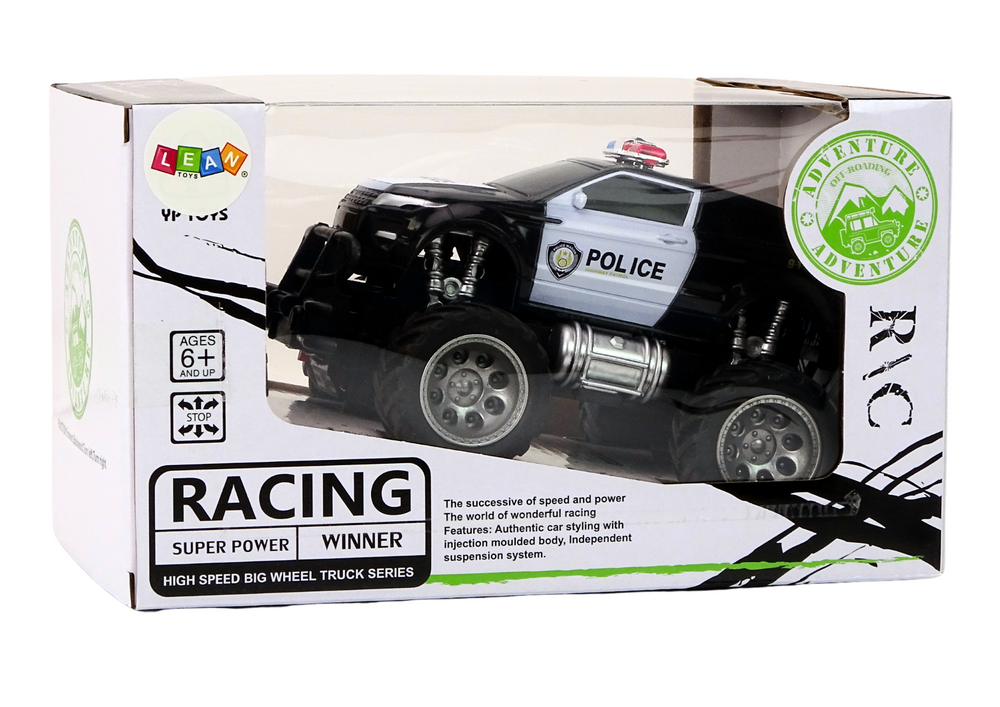 Carro polícia todo-o-terreno RC 1:24