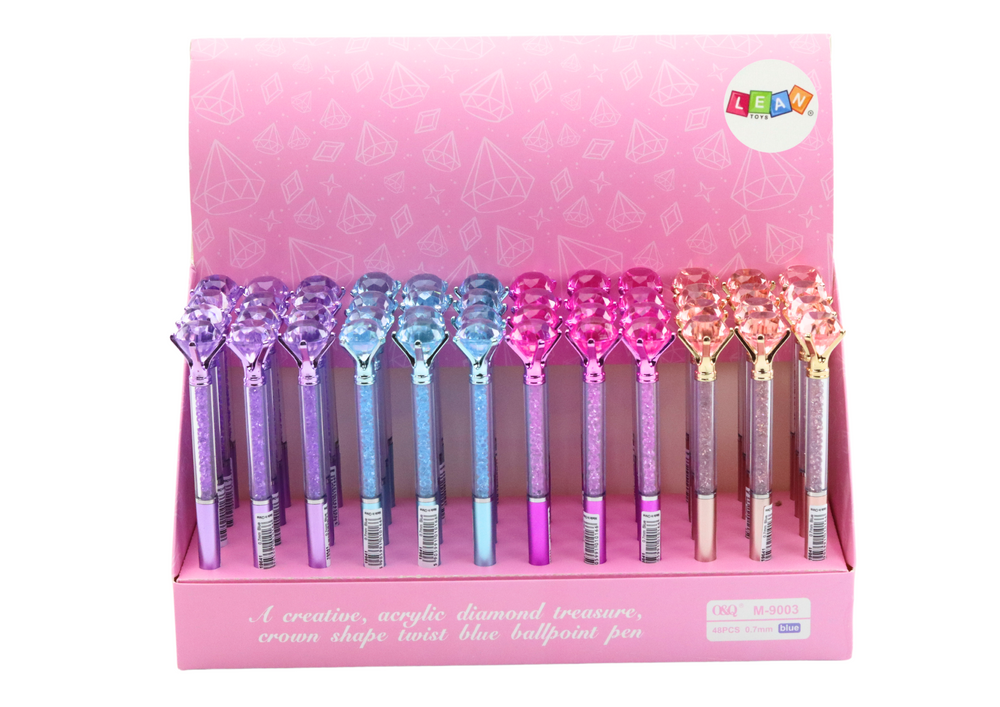 Caneta diamantes azul tinta azul 0,7mm mix (1 unidade, sortido)