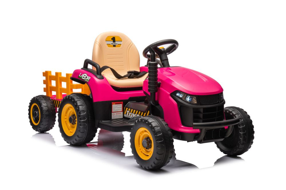 Trator elétrico BBH-030 rosa