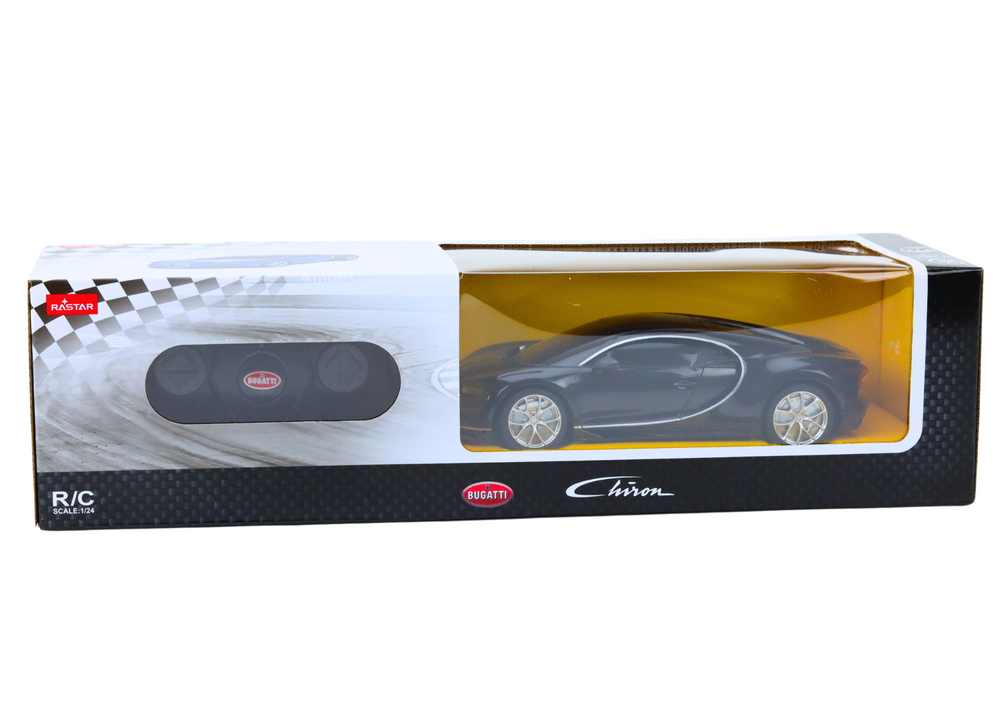 Carro RC Bugatti Veyron Chiron 1:24 preto