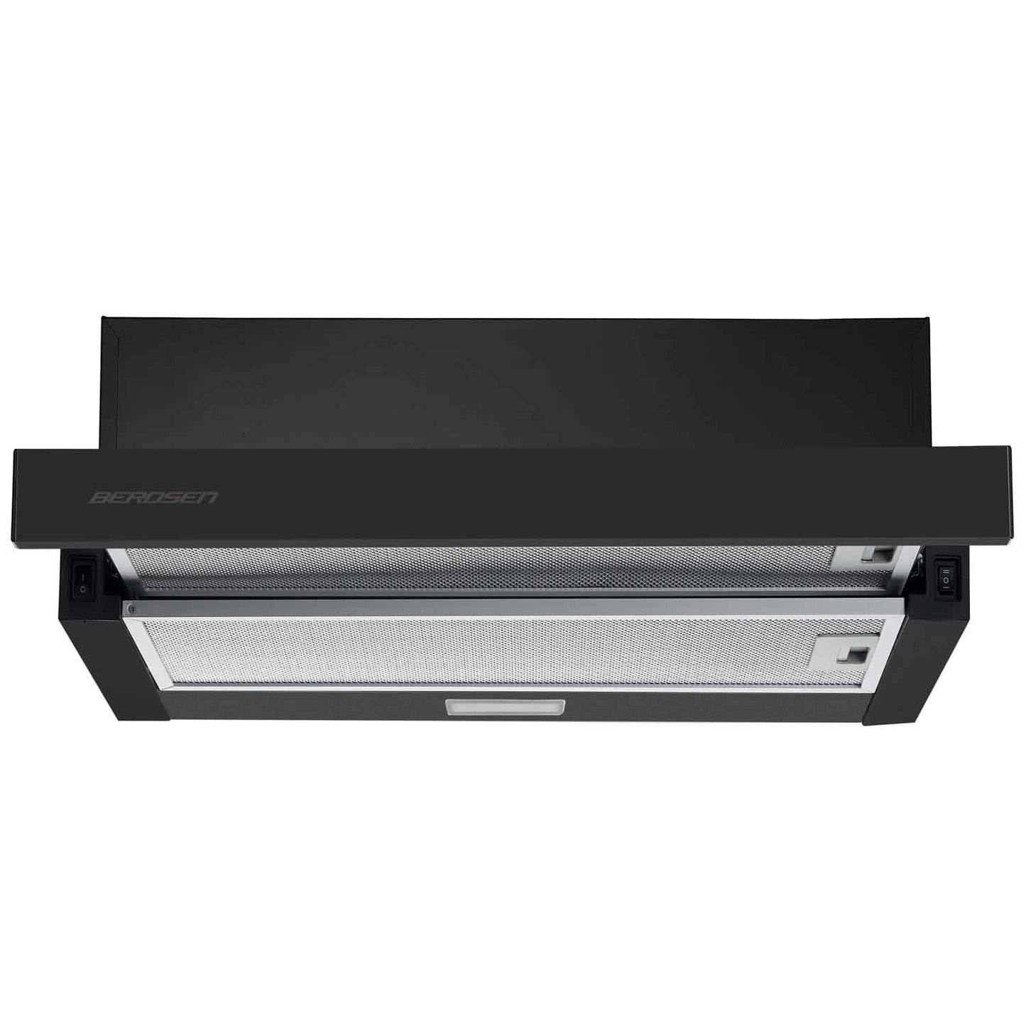 Exaustor de parede 50 cm 80 W preto Berdsen BT 234
