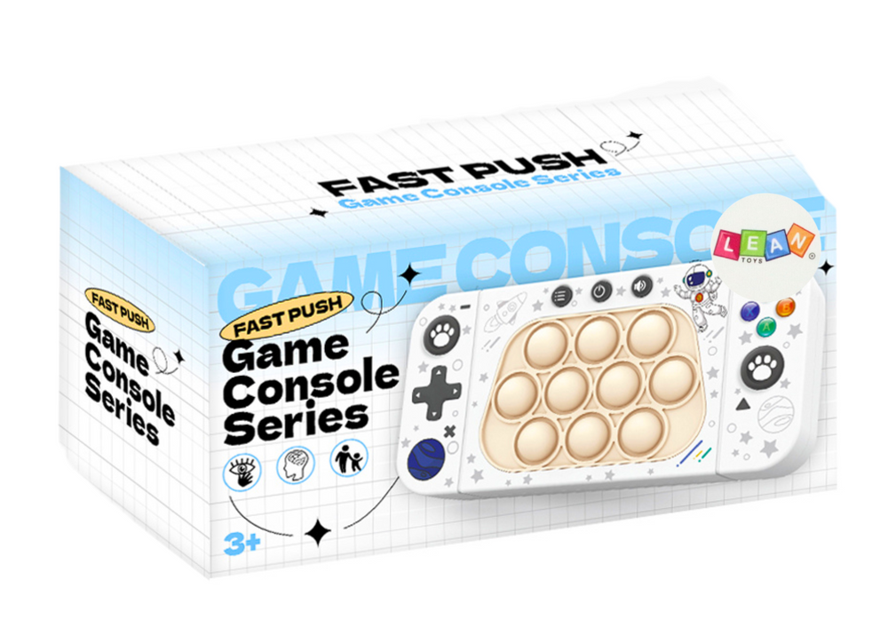 Consola arcade Pop-It dinossauros 4 modos