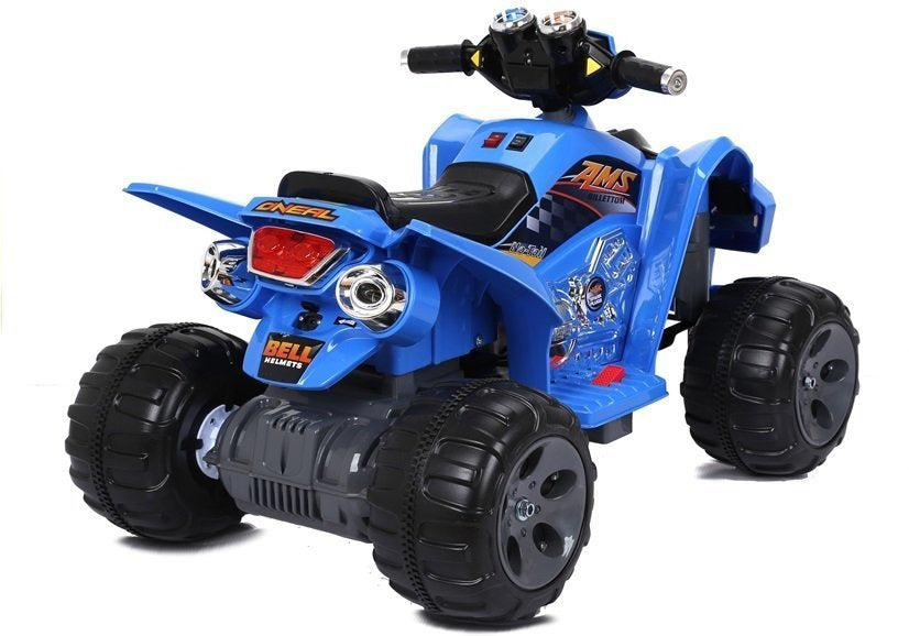 Quadriciclo elétrico infantil médio azul