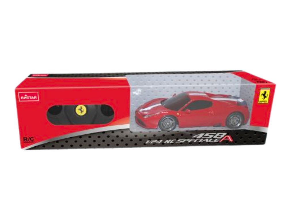 Carro RC 1:24 Ferrari 458 Speciale vermelho