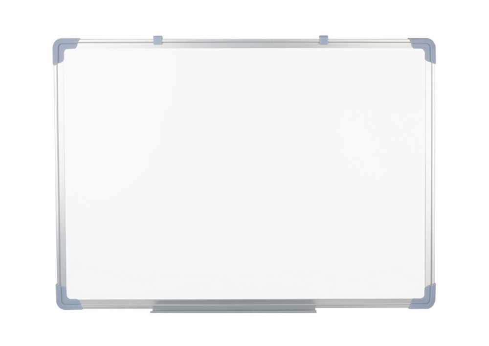 Quadro magnético branco suspenso de apagar a seco 90x60 cm