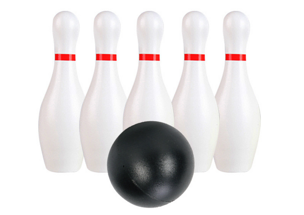 Jogo bowling clássico 2 bolas 10 pinos