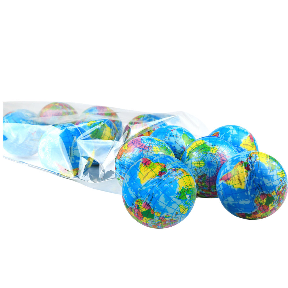 Bola anti-stress globo Terra 6 cm