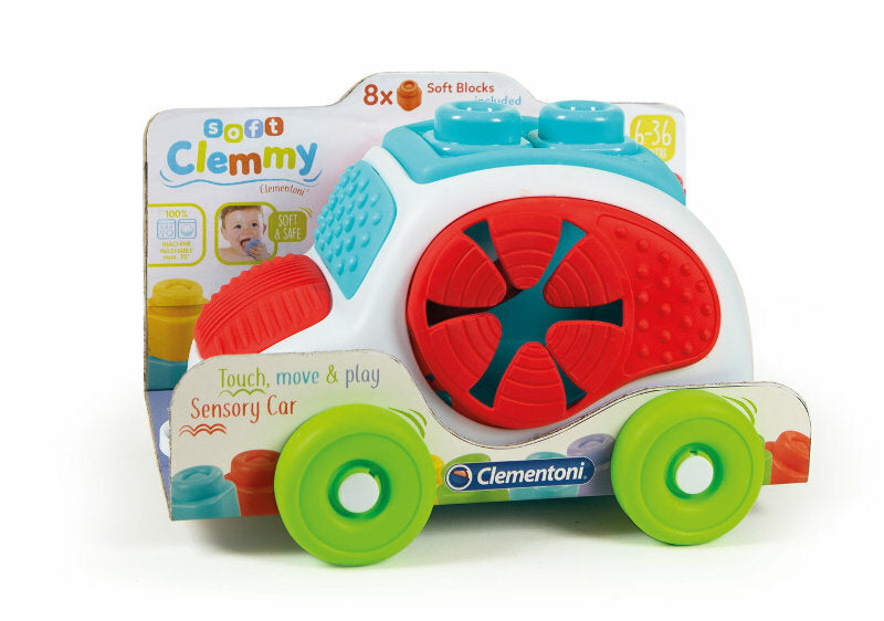 Carro sensorial com blocos Clementoni