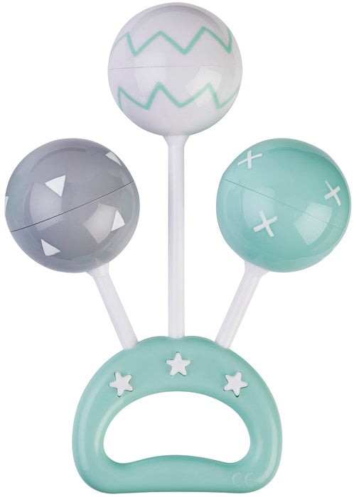 Saro - A minha primeira roca Hortelã y Cinza (Bolas)