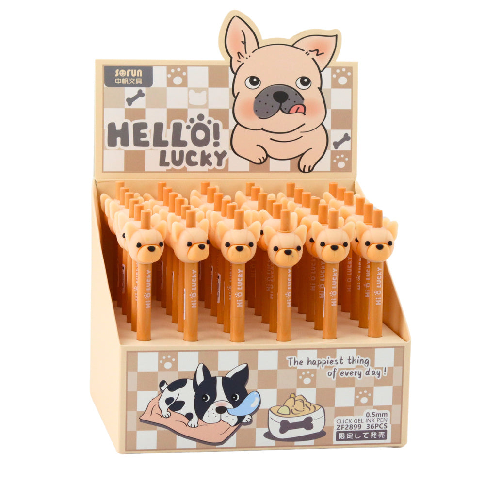 Caneta Gel Pug Tinta Bege 0,5mm (1 unidade, sortido)