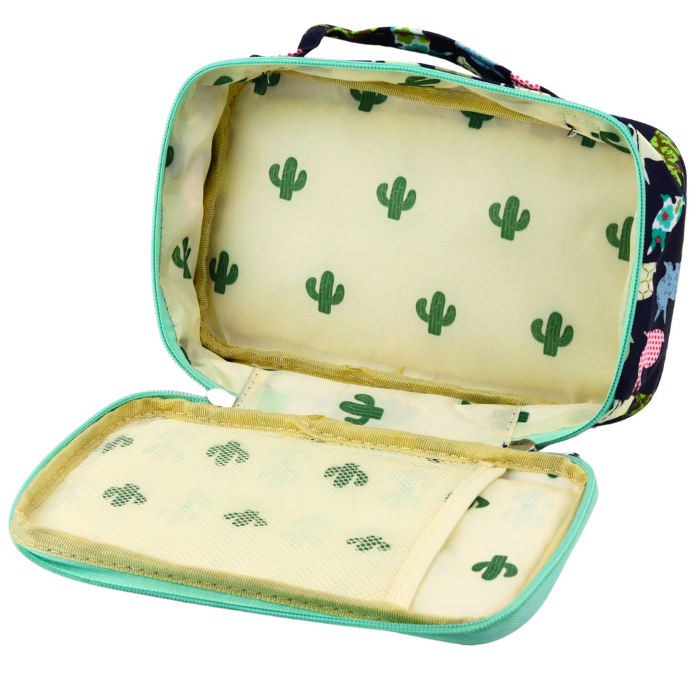 Necessaire Escolar Azul Marinho 22,5cm