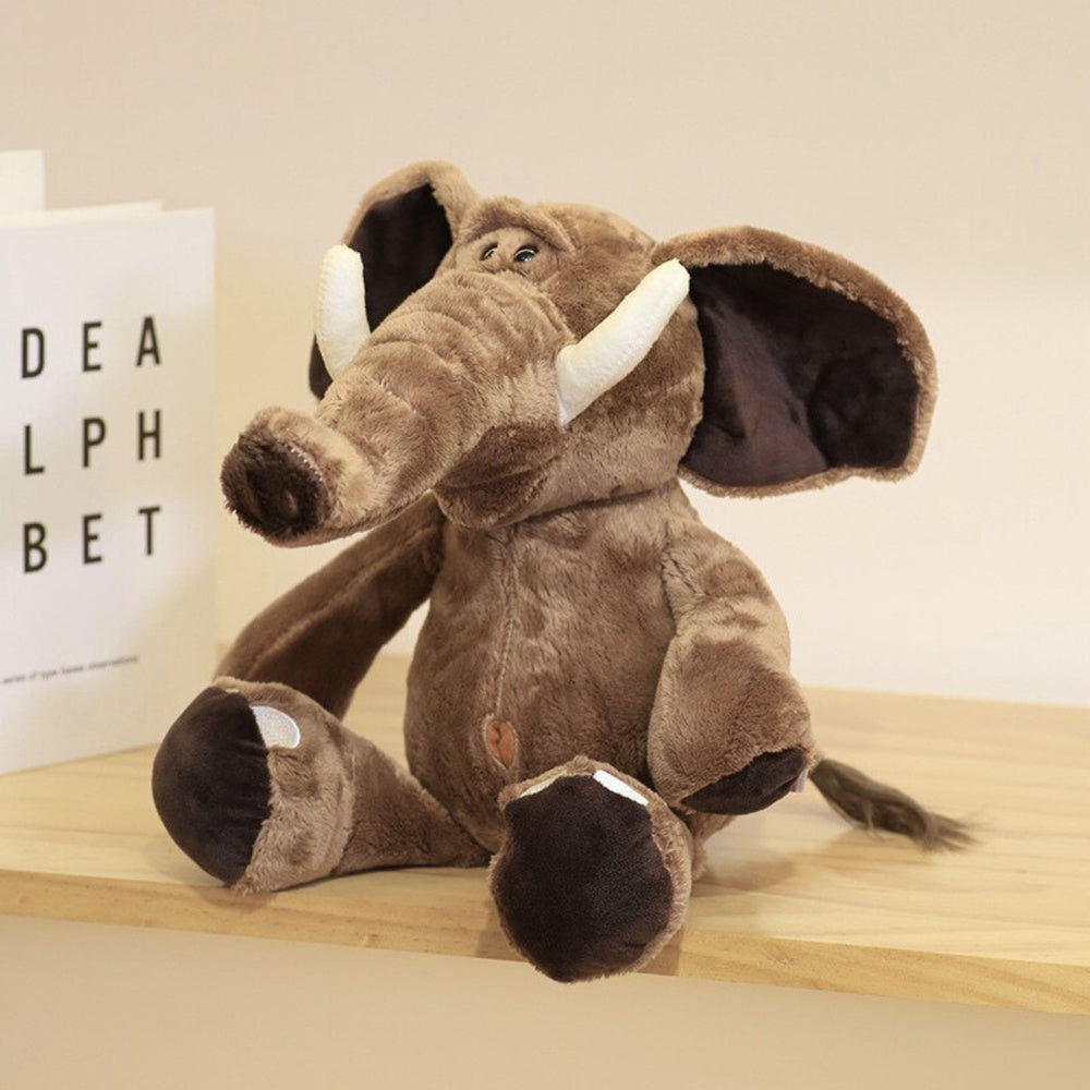 Peluche Elefante Castanho Orelhas Grandes 22cm