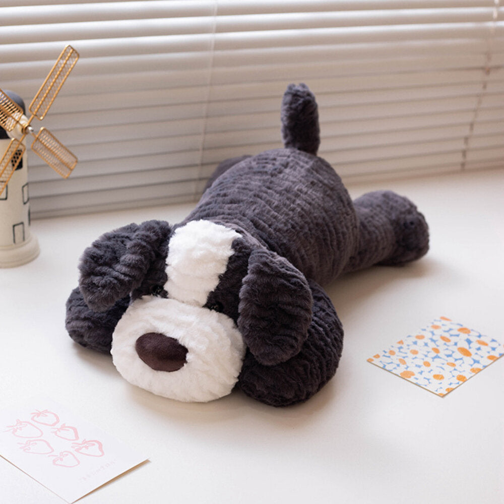 Peluche Cão Cinzento Escuro 30cm