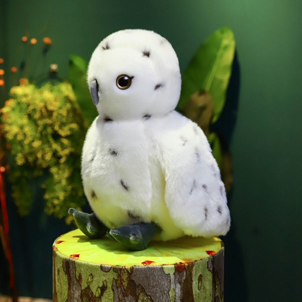 Peluche Coruja Branca 23cm