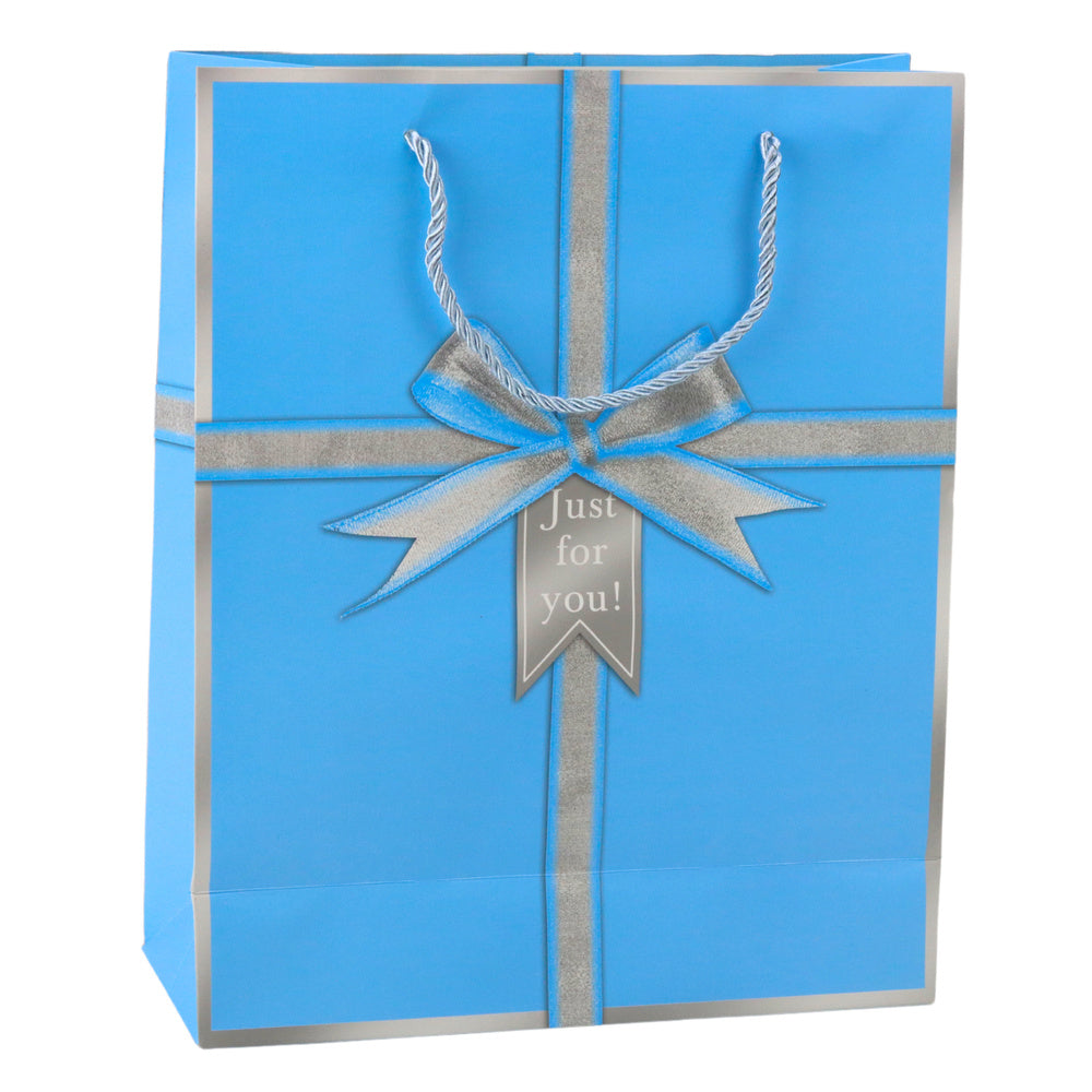 Saco de Presente Just For You com Laço 32x26x12cm (1 unidade, sortido)