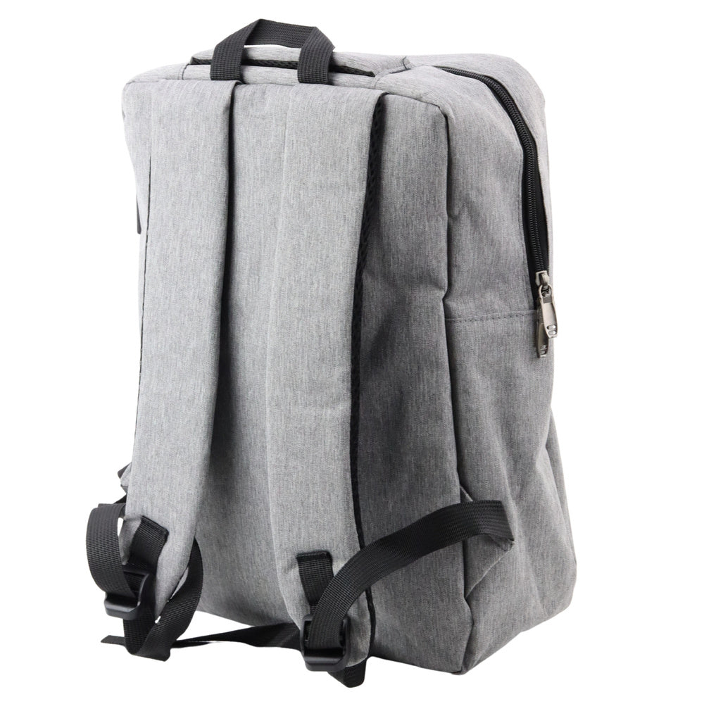 Mochila Business USB Compartimento Central Cinzenta 14L 40cm