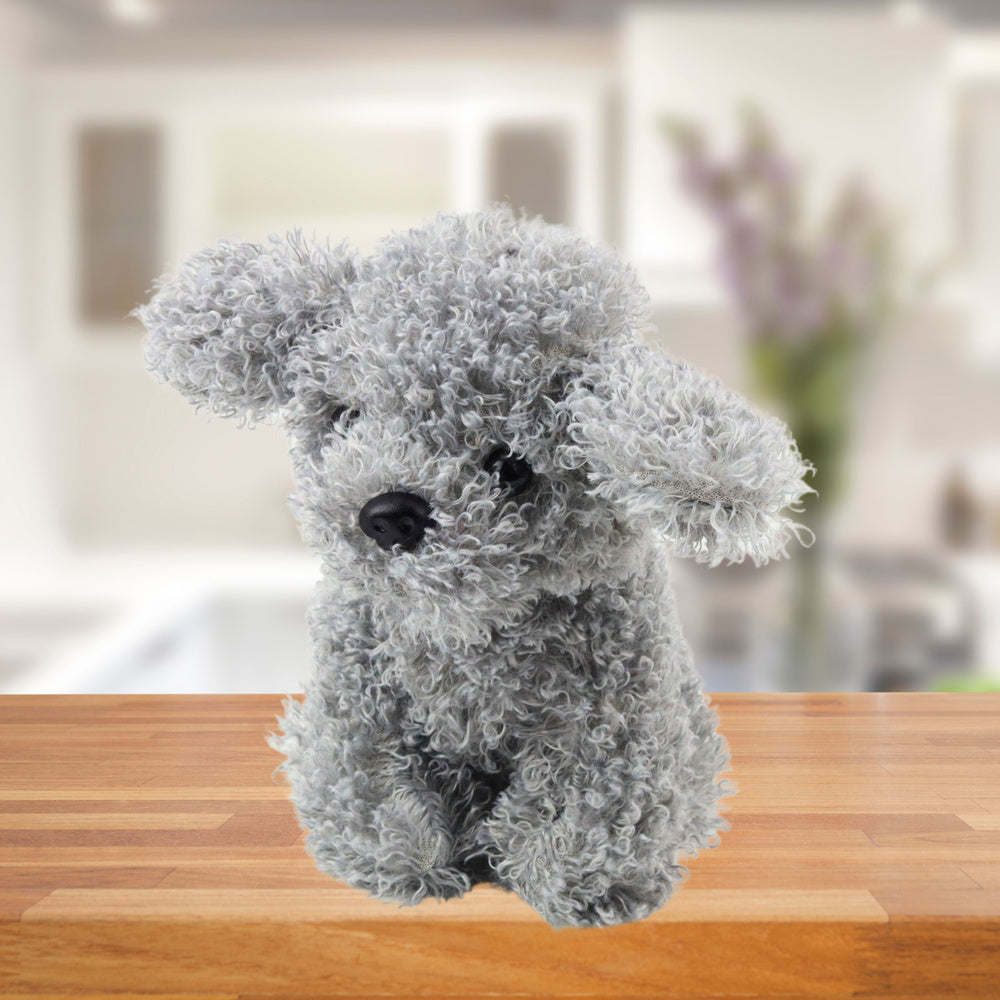 Peluche Caniche Mini Cinzento 20cm