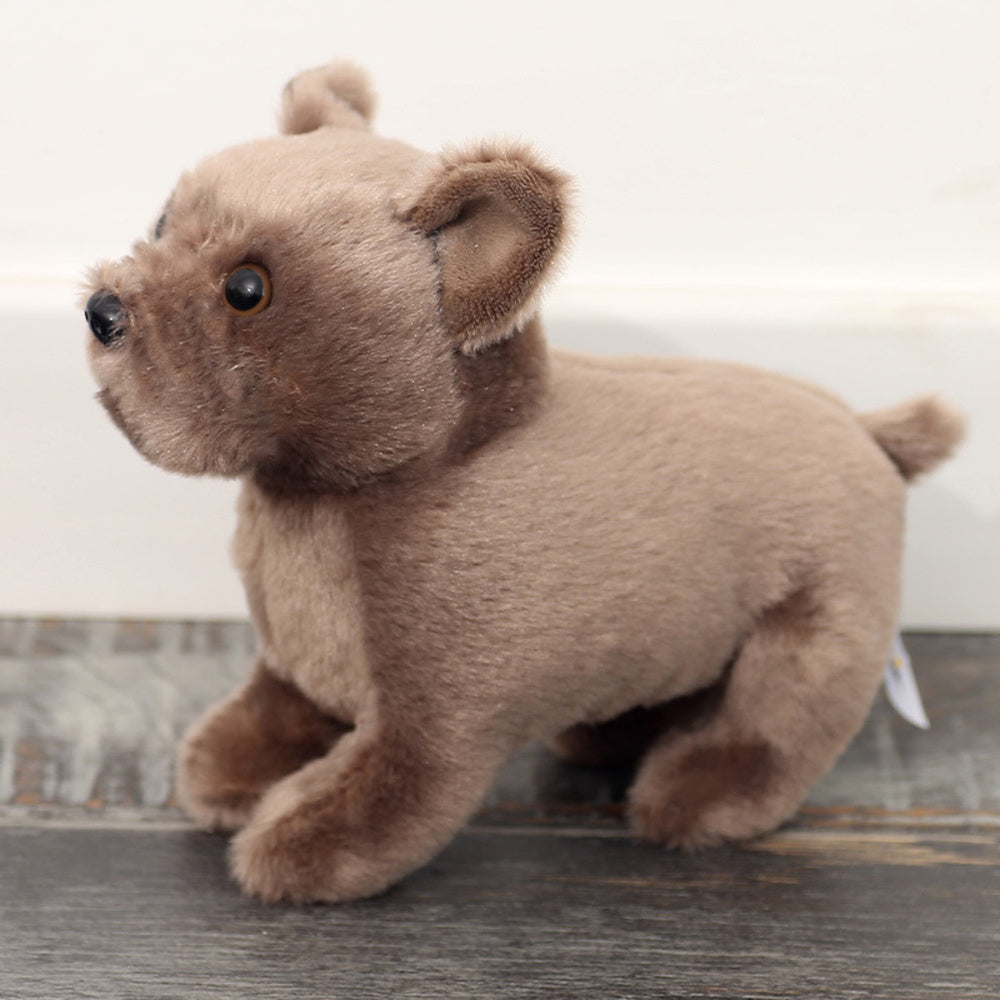 Peluche Cão Pequeno Castanho 19cm