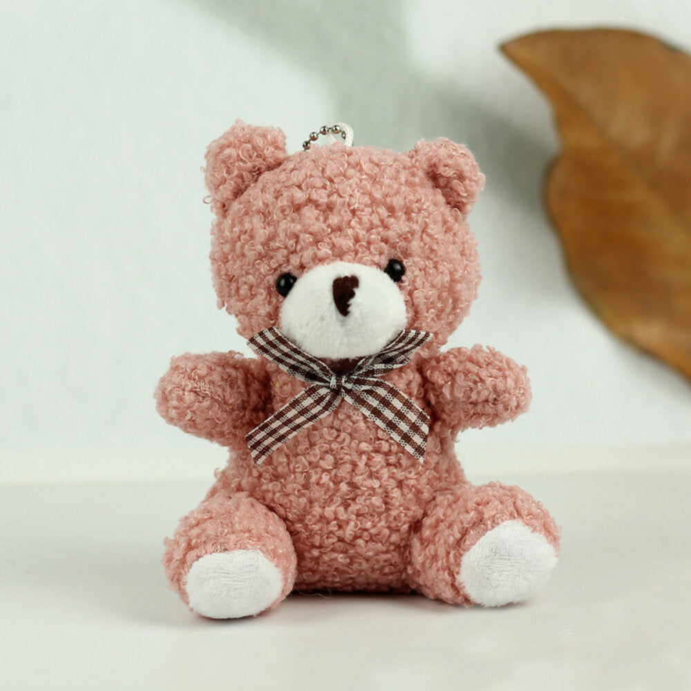 Porta-chaves Peluche Urso Rosa 8cm