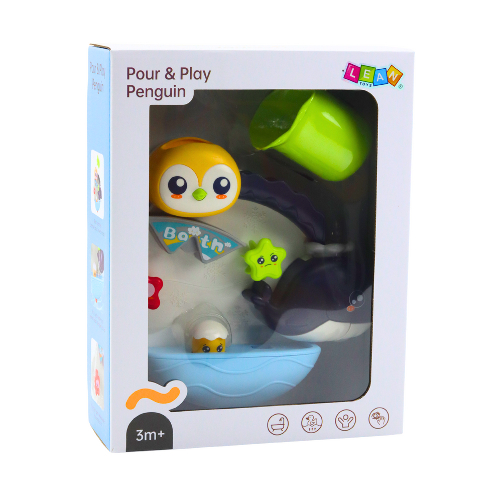Brinquedo de Banho Interativo Pinguim Baleia