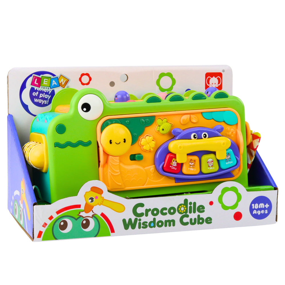 Cubo Educativo Interativo Crocodilo com Sons